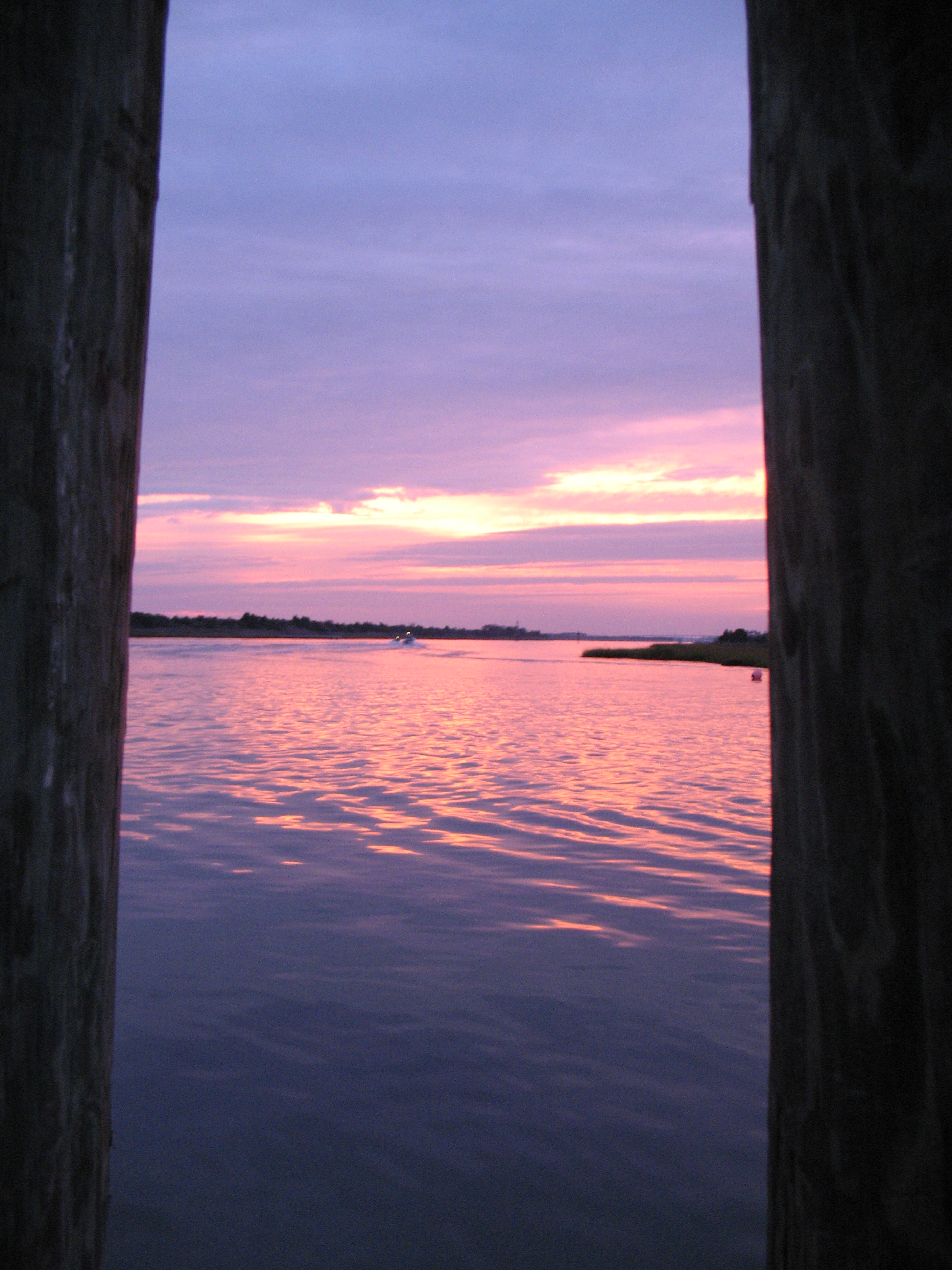 sunset in southport