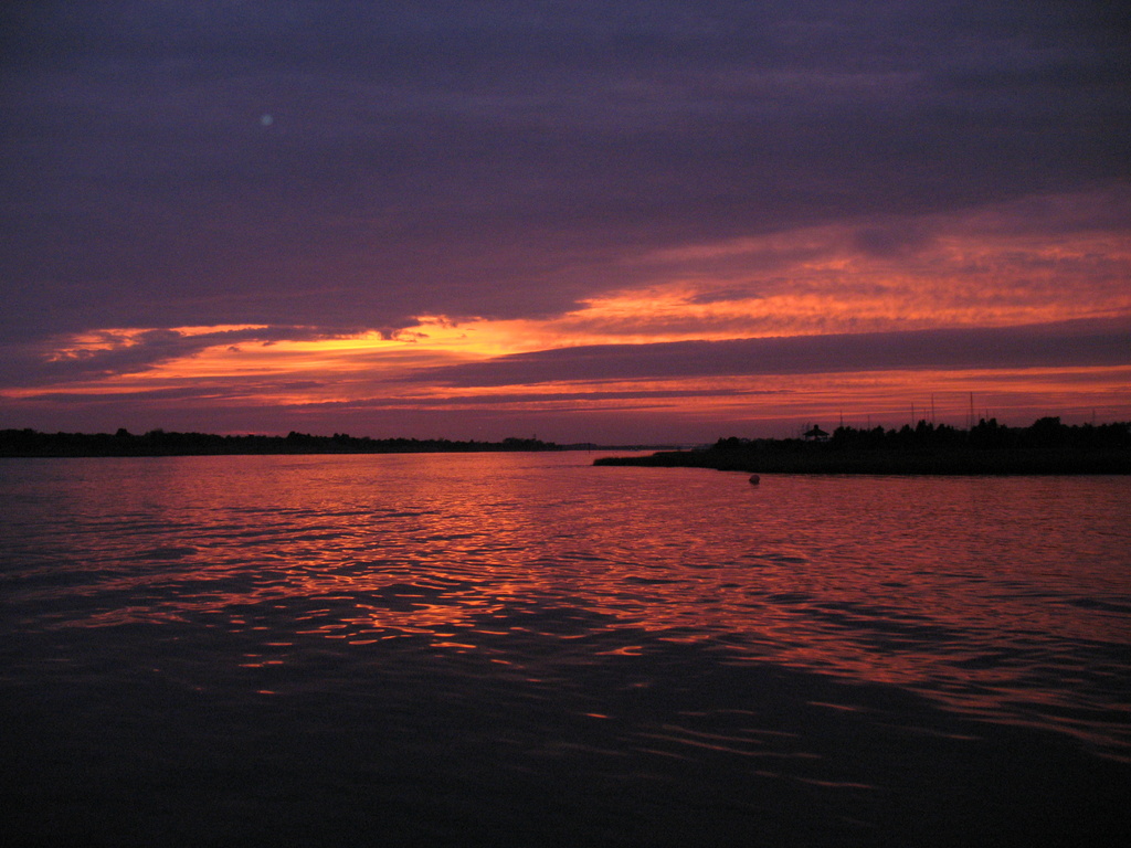 sunset in southport