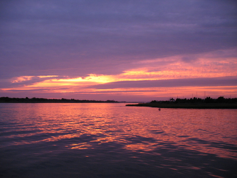 sunset in southport