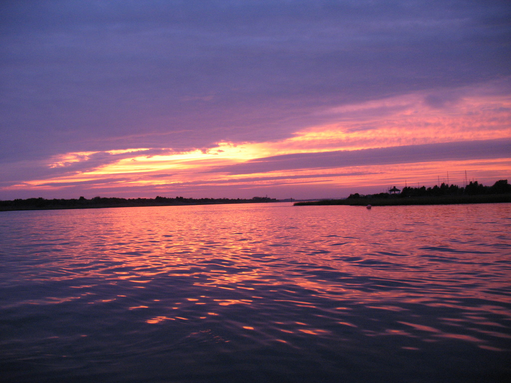 sunset in southport