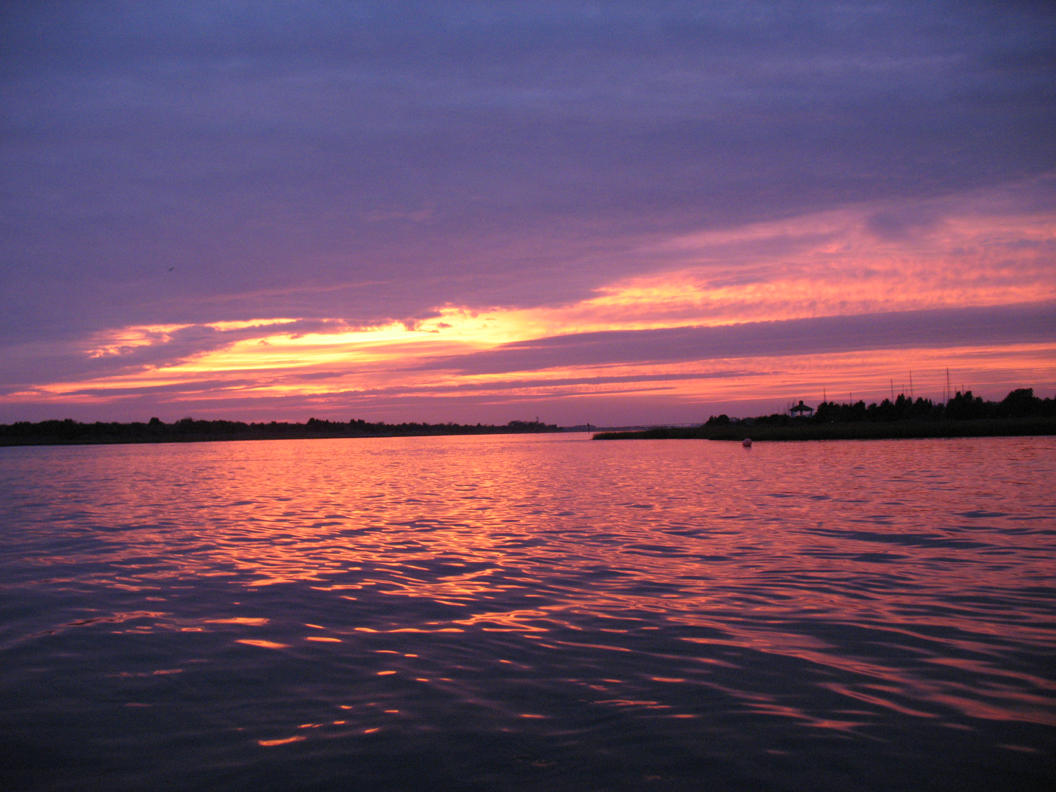 sunset in southport