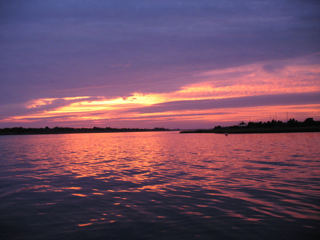 sunset in southport