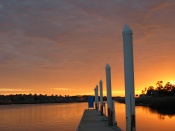 little river sunset 2 16 2006